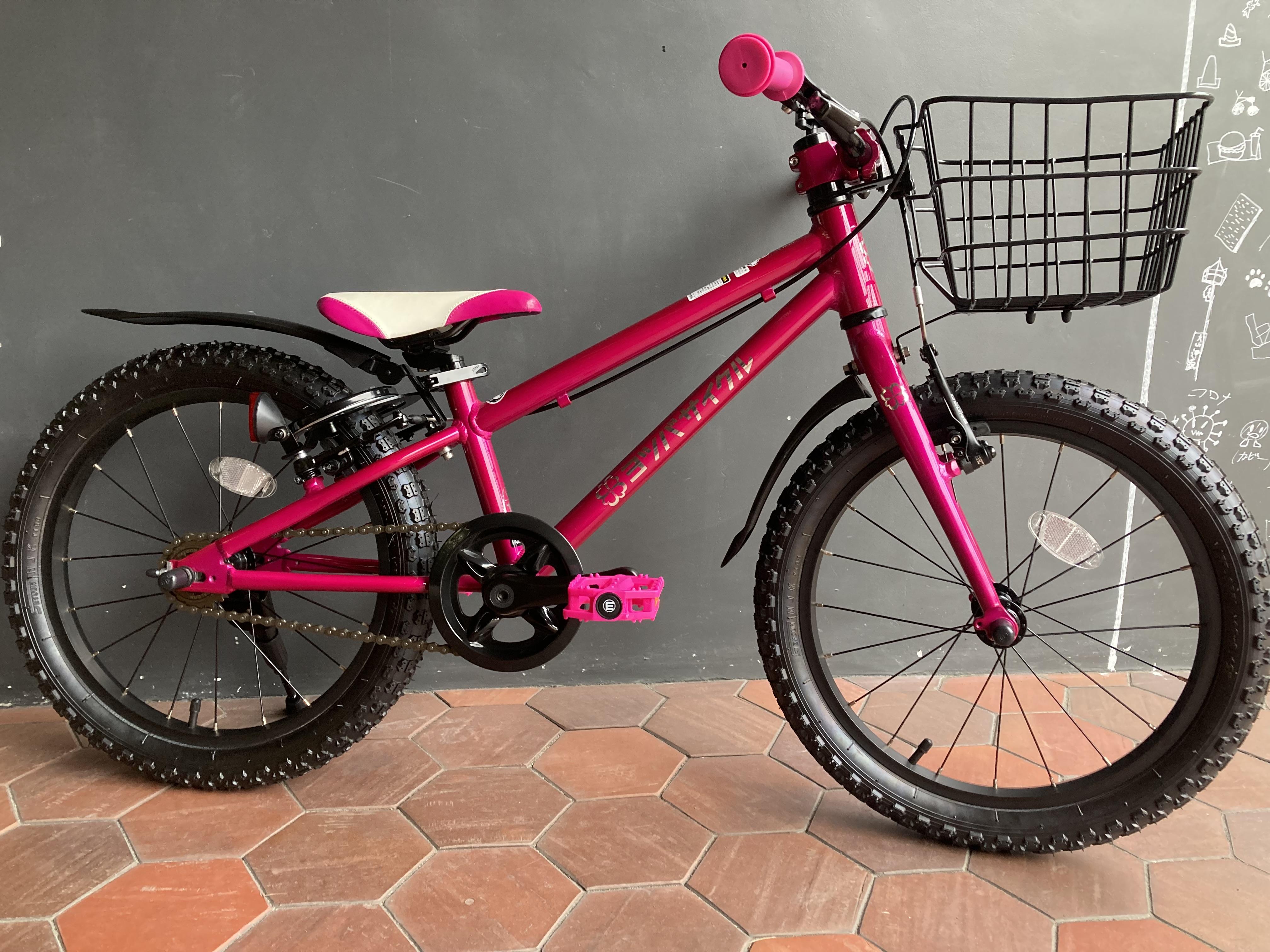 ヨツバサイクル ピンク オプションパーツ付き